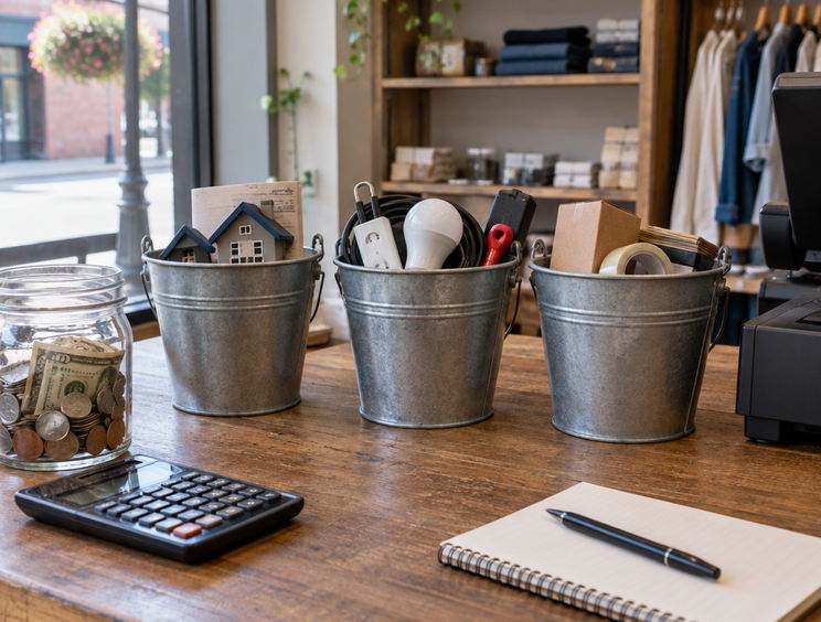 Image showing cash flow buckets