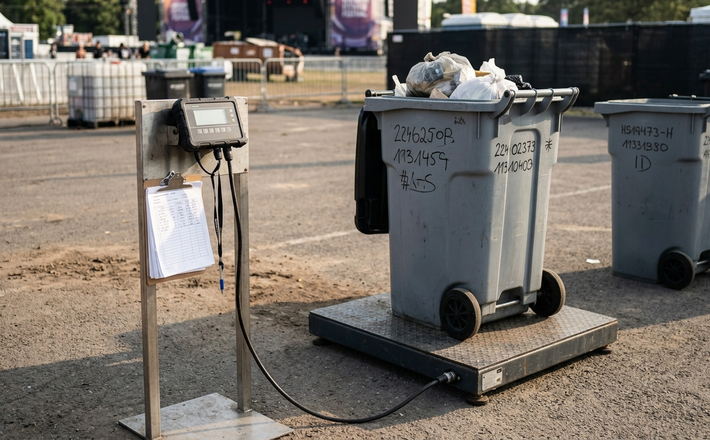 Image showing waste weighing